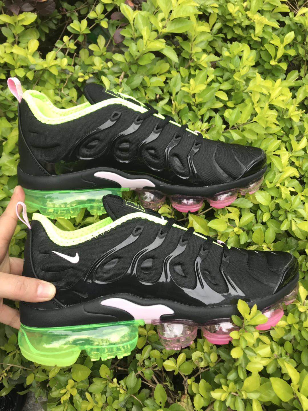 Nike Air Max TN 2018 Plus Black Green Shoes - Click Image to Close